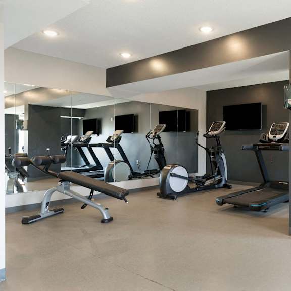 fitness center at sonder house, brooklyn center, minnesota