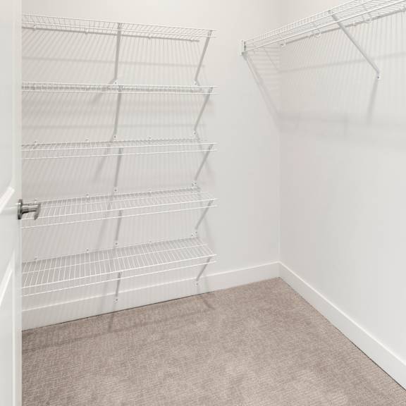 closet view at sonder house, brooklyn center, mn