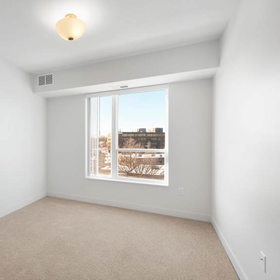 carpeted flooring at sonder house, brooklyn center