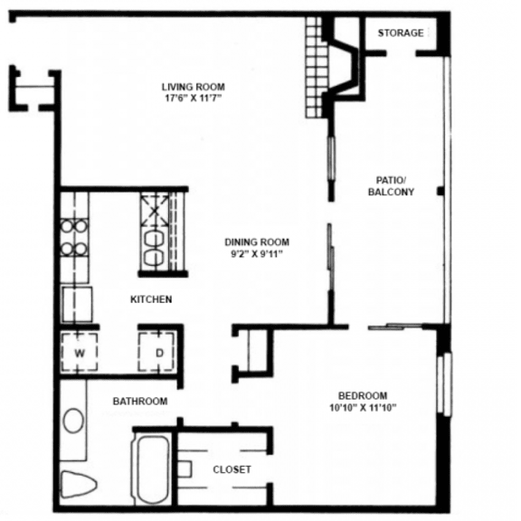 Thumbnail 2 of 2 Willow Floor Plan at High Oaks, Austin, TX