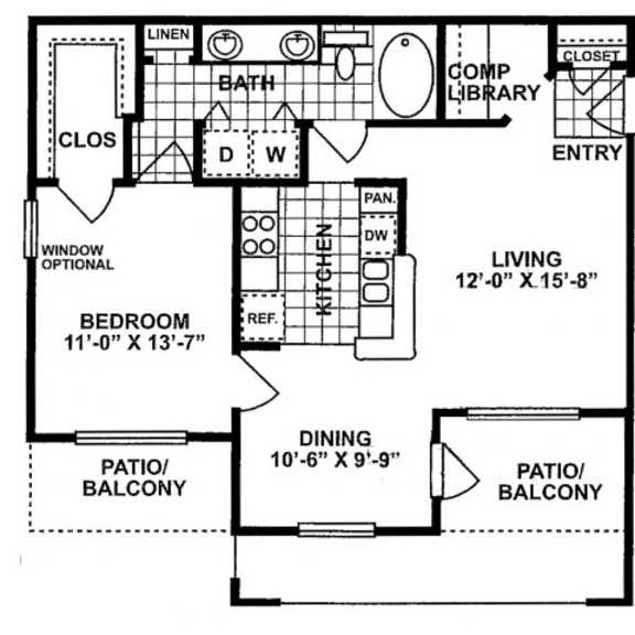 Thumbnail 2 of 2 New Hope Classic Floor Plan | Lodge at Lakeline Village