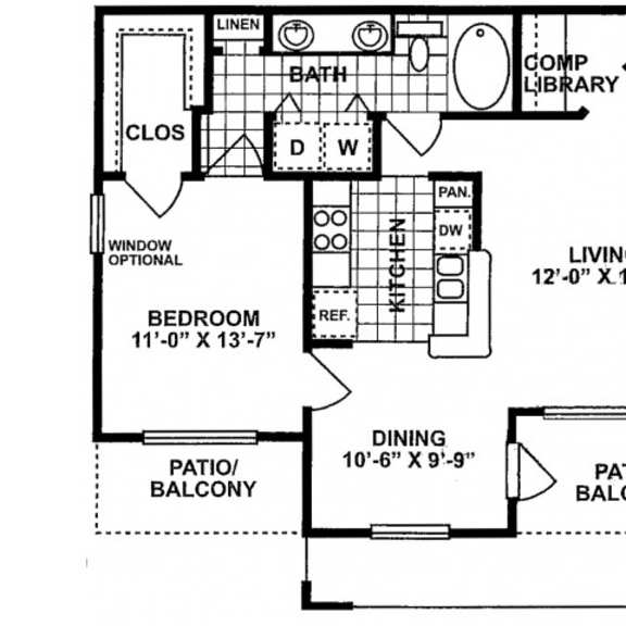 Thumbnail 2 of 2 New Hope Deluxe Floor Plan | Lodge at Lakeline Village