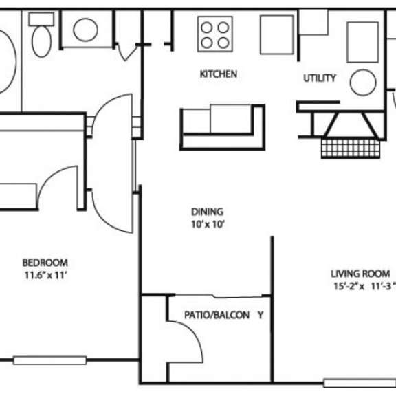 Thumbnail 2 of 2 The Kerbey Deluxe 1 Floor Plan |River Stone Ranch