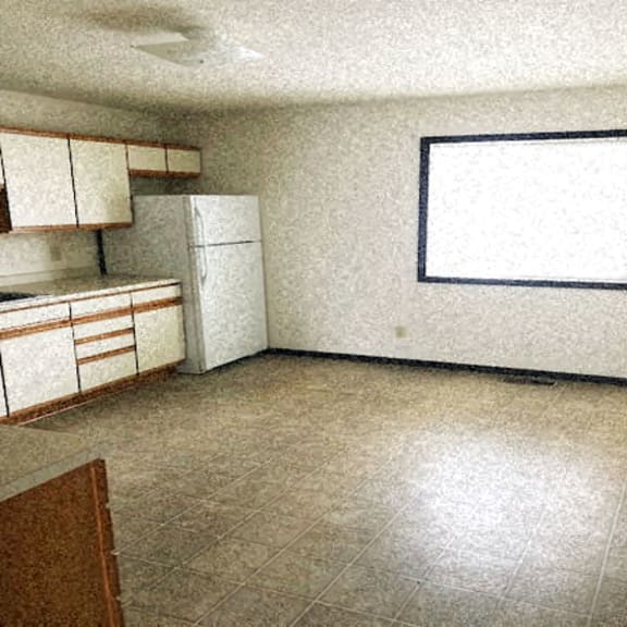 large kitchen area