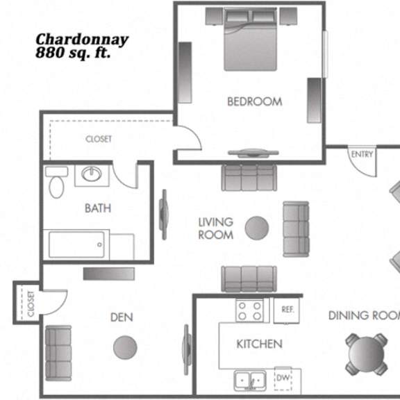 Thumbnail 4 of 4 Chardonnay 1Bed 1Bath at The Reserve at Warner Center Apartments, Woodland Hills