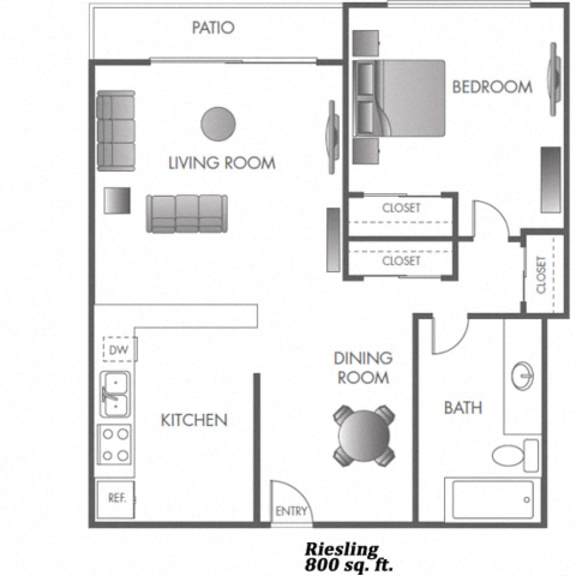 Thumbnail 3 of 4 Riesling 1Bed 1Bath at The Reserve at Warner Center Apartments, Woodland Hills, California