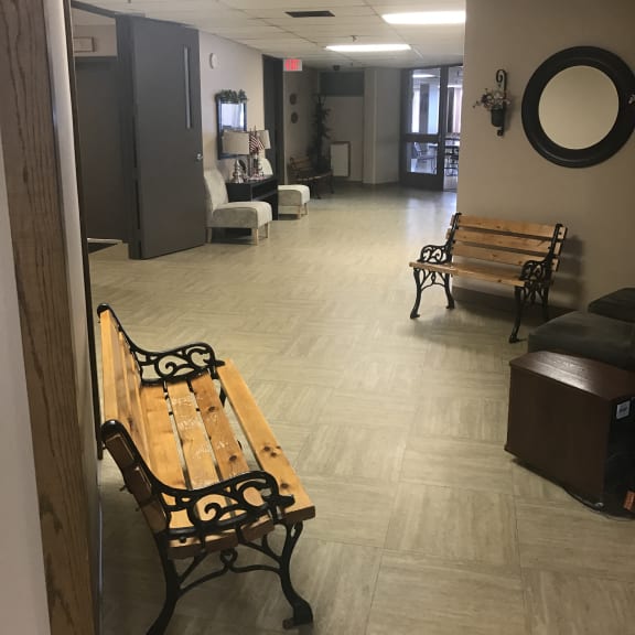 lobby area with seating