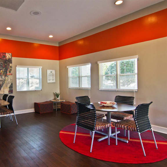 common area at the falls apartments in raleigh nc