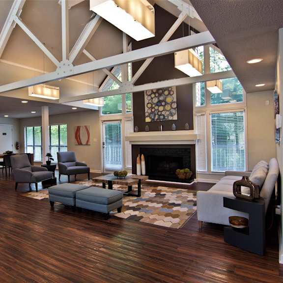 open clubhouse at park ridge estates apartments in durham nc