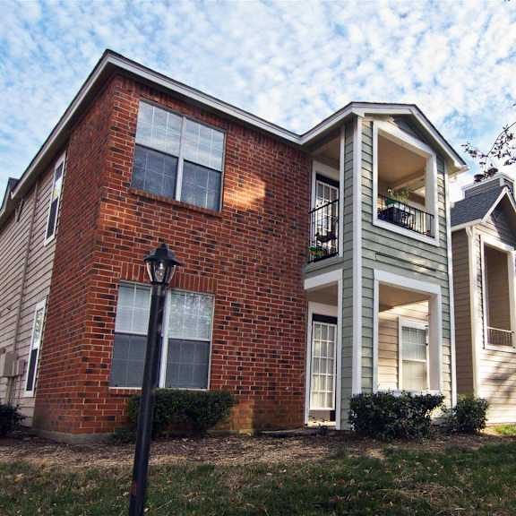 sunny exterior at willow ridge apartments in charlotte