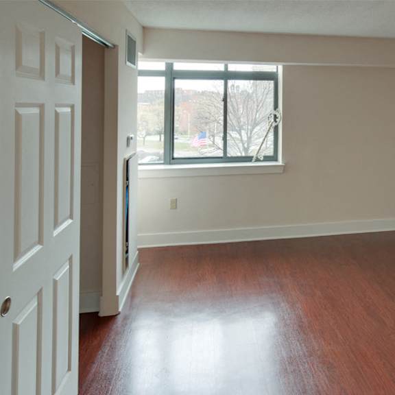 spacious bedroom