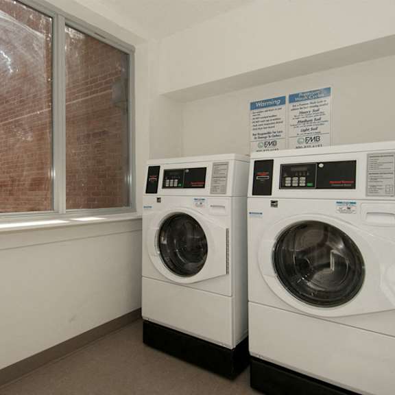onsite laundry room