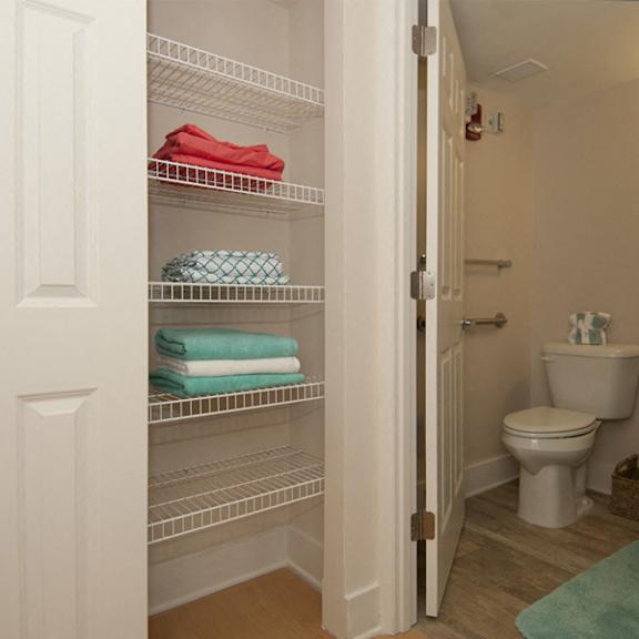 2 bedroom apartment- linen closet