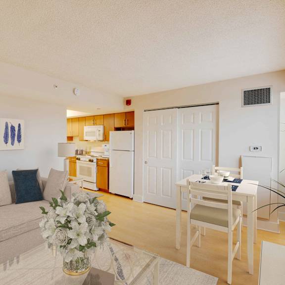 studio apartment hamptons style