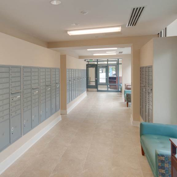 linden park senior apartments mail room