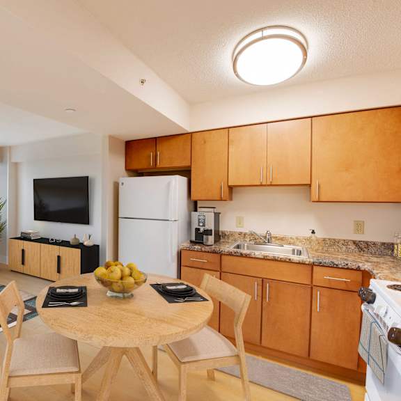 modern studio decorated