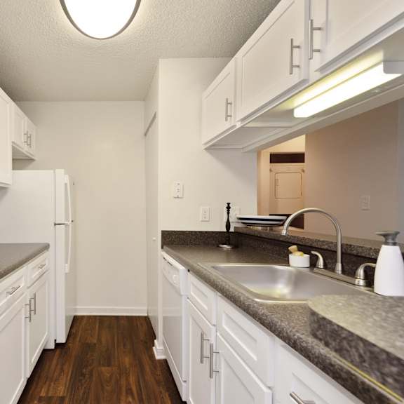 granite counter tops in kitchen at ashton creek apartments, prg real estate management, virginia