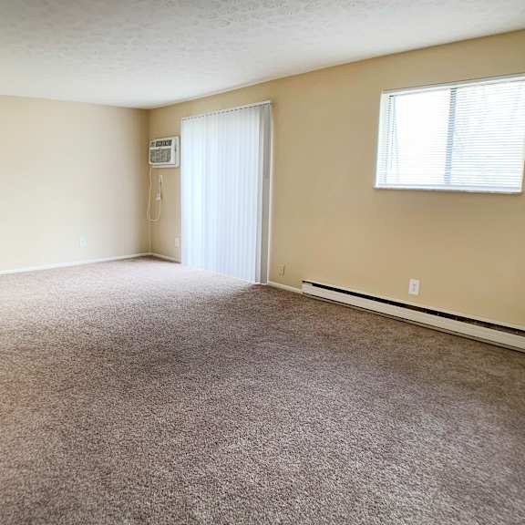 vacant living area at crown station apartments, ohio, 45102