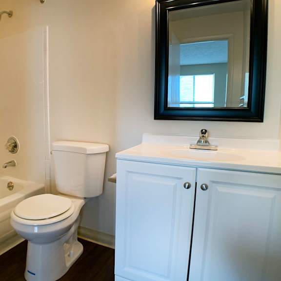 bathroom with bathtub at crown station apartments, amelia, oh