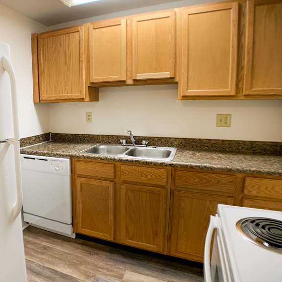 furnished kitchen  at barkley ridge apartments, southgate