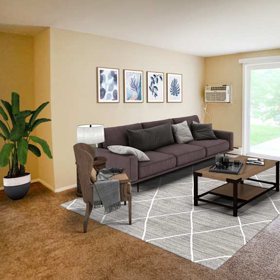 living room  at barkley ridge apartments, kentucky