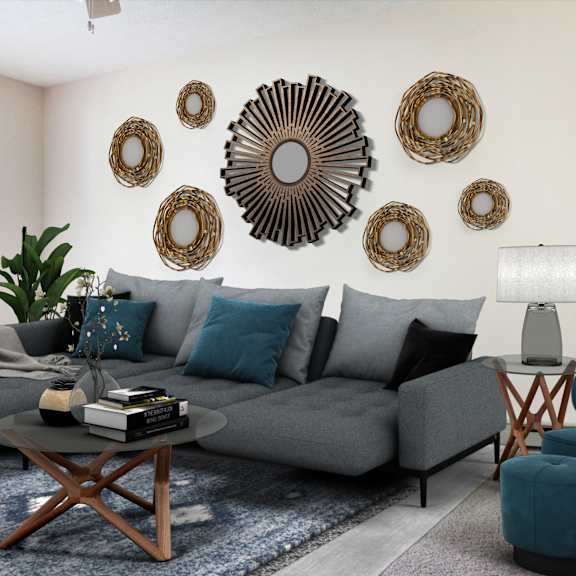 virtual living room at wyndemere apartments, franklin, ohio