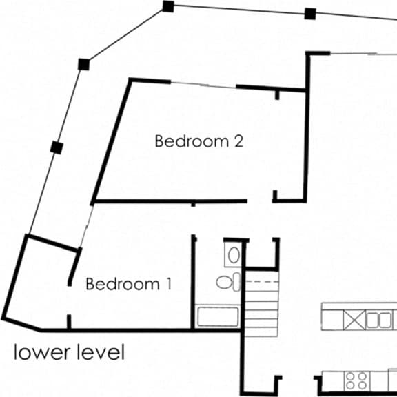 Thumbnail 2 of 2 4BR 2BA - FLOOR PLAN A - 972 HILGARD at The Hilgard, California, 90024