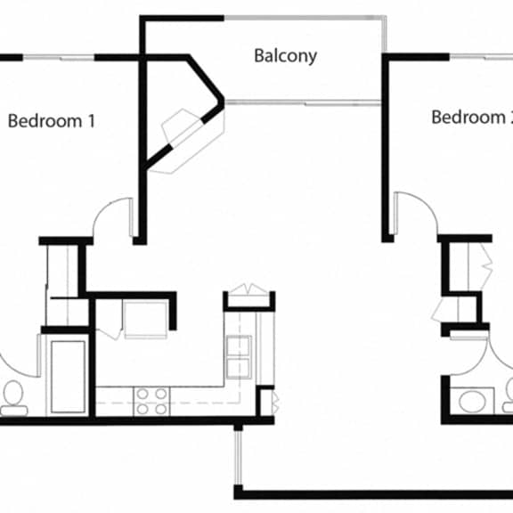 Thumbnail 1 of 17 1 bed 1 bath E at Midvale Towers Apartments Westwood, Los Angeles, CA