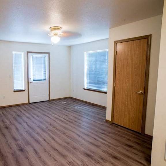 hardwood flooring at lorence court apartments, portland, or 97216