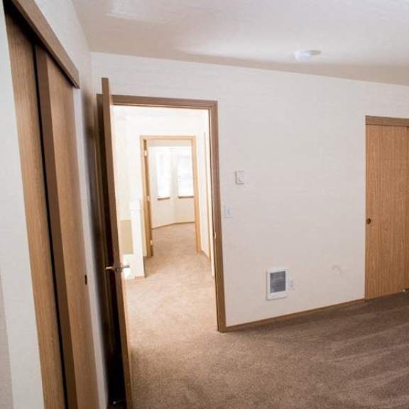 unfurnished bedroom at lorence court apartments, oregon, 97216