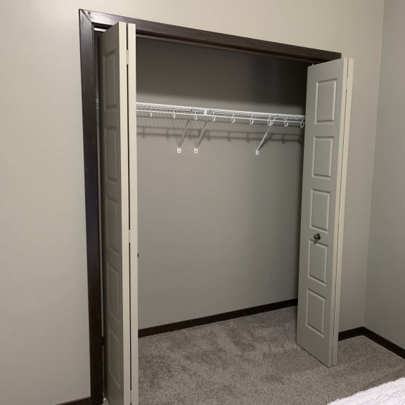 Thumbnail 9 of 19 Large closets in the bedroom in a Harper three bedroom floor plan