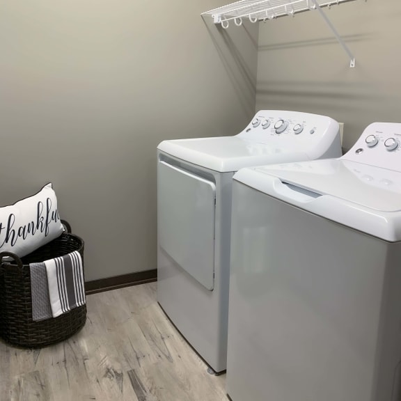 Thumbnail 14 of 19 Laundry room in the 3 bedroom Harper floor plan at North Pointe Villas in Lincoln NE
