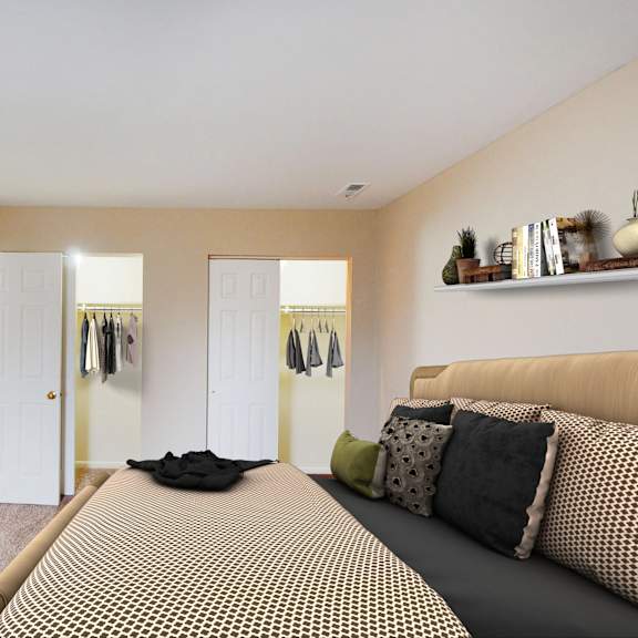 bedroom with closet at the wynds, ohio, 45429