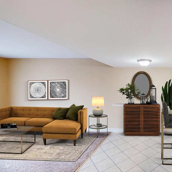 virtual living dining kitchen at the wynds, kettering, oh