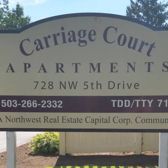 apartment sign