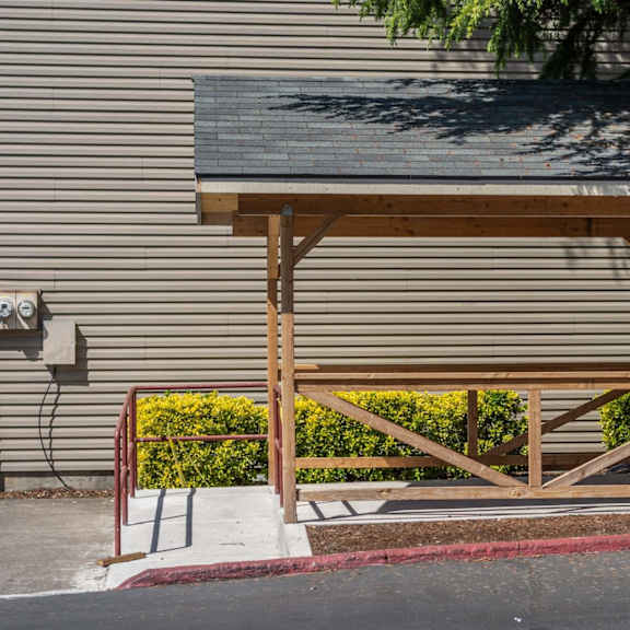smoking area