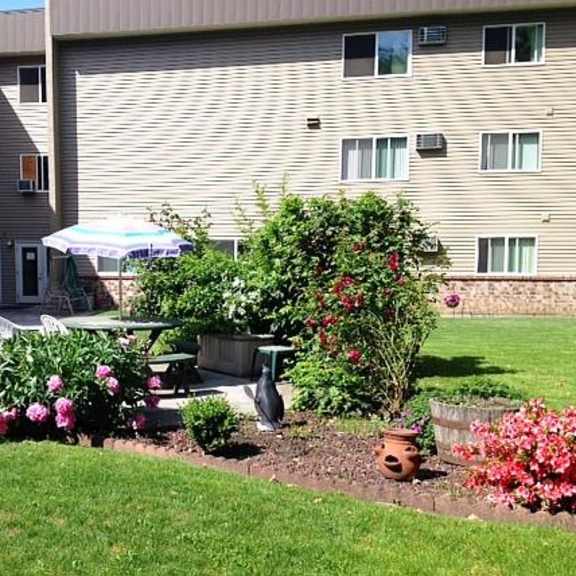 view of landscaping
