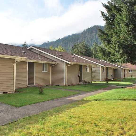 apartment buildings
