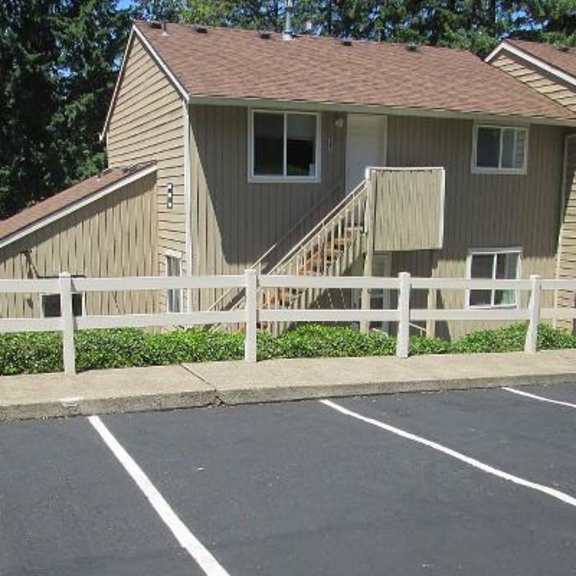 building with fence