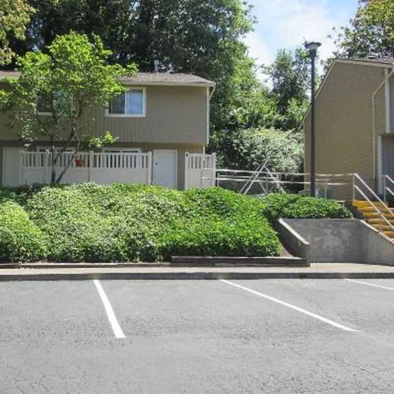 building from parking lot