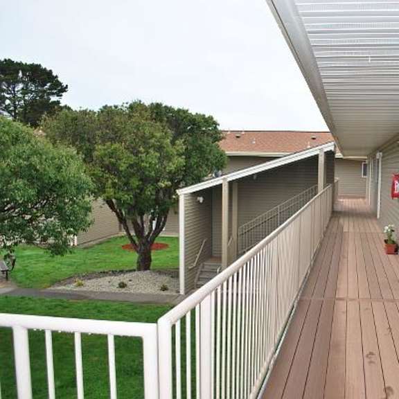 second floor walkway