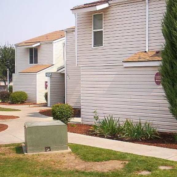 landscaping and building exterior