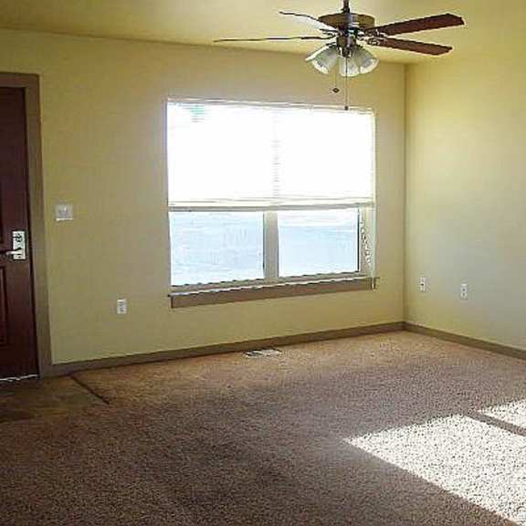 ceiling fan in living room