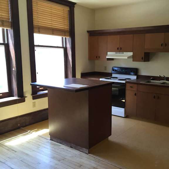 kitchen with island