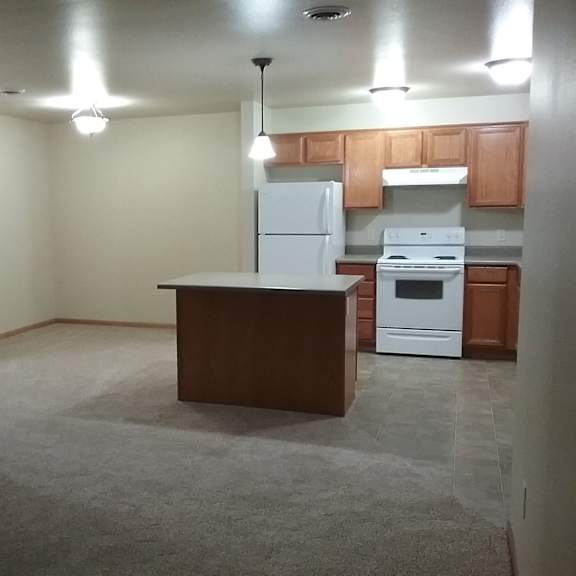 kitchen and dining room