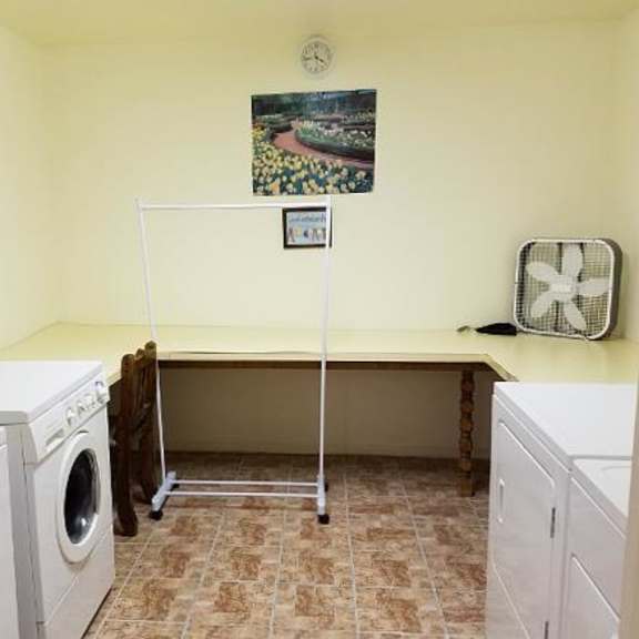 laundry area at emerald housing