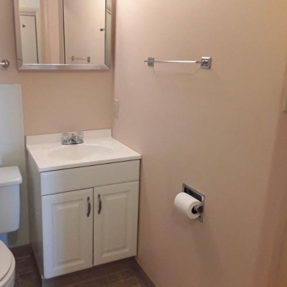 bathroom at soroptimist
