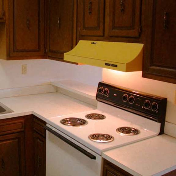 kitchen with range