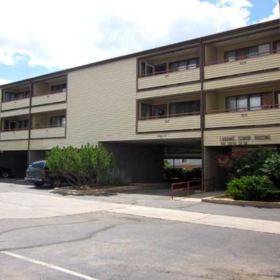 view of building from parking lot