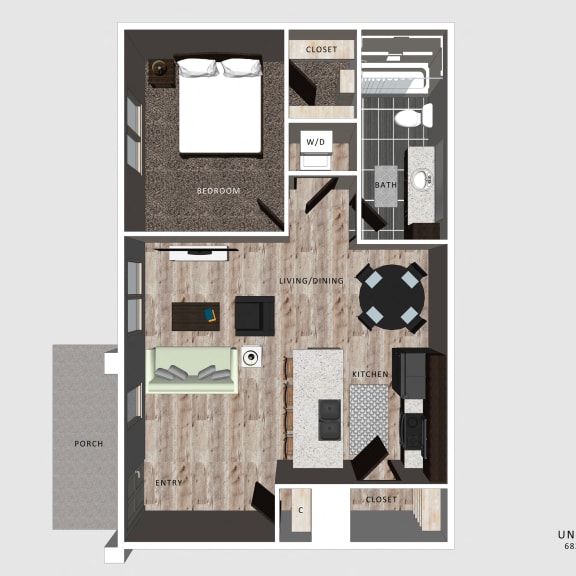 Thumbnail 1 of 2 The Grant floor plan at The Villas at Falling Wates